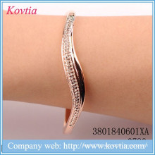 2015 fashion bracelet antique gold color women fashion crystal bracelet wholesale